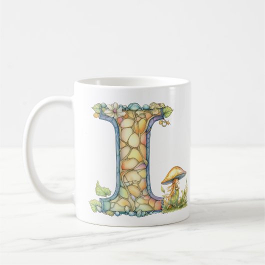Rainbow Fairy Initial "I" Kaffeetasse (Links)