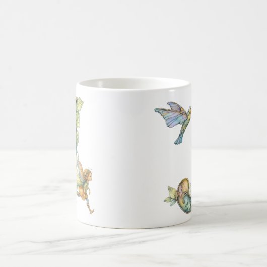 Rainbow Fairy Initial 'J' Kaffeetasse (Mittel)