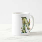 Rainbow Fairy Initial "M" Kaffeetasse (VorderseiteRechts)