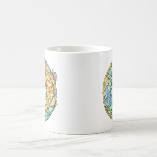 Rainbow Fairy Initial 'O' Kaffeetasse (Mittel)