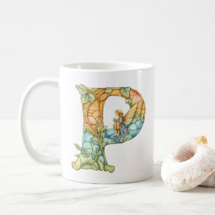 Rainbow Fairy Initial 'P' Kaffeetasse