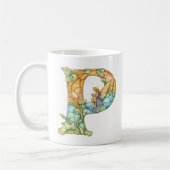 Rainbow Fairy Initial 'P' Kaffeetasse (Links)