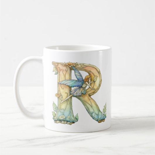 Rainbow Fairy Initial "R" Kaffeetasse (Links)