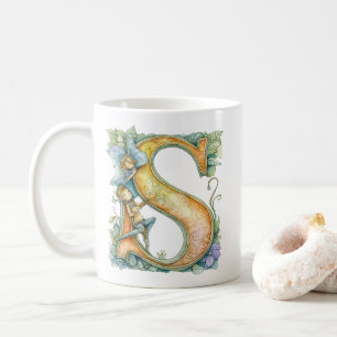 Rainbow Fairy Initial 'S' Kaffeetasse