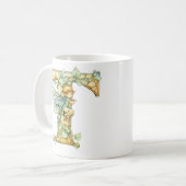 Rainbow Fairy Initial 'T' Kaffeetasse (Vorderseite Links)