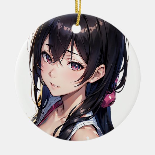 Rainbow Fairy Keramik Ornament (Vorne)