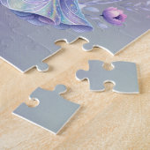 Rainbow Fairy Princess mit Peony Floral Girl's Puzzle (Seite)