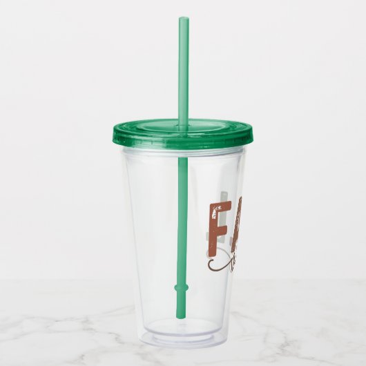 Rainbow Fall Vibes Acryltrinkbecher (Rechts)