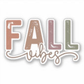 Rainbow Fall Vibes Aufkleber (Vorderseite)