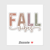 Rainbow Fall Vibes Aufkleber (Blatt)