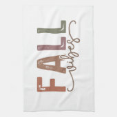 Rainbow Fall Vibes Geschirrtuch (Vertikal)