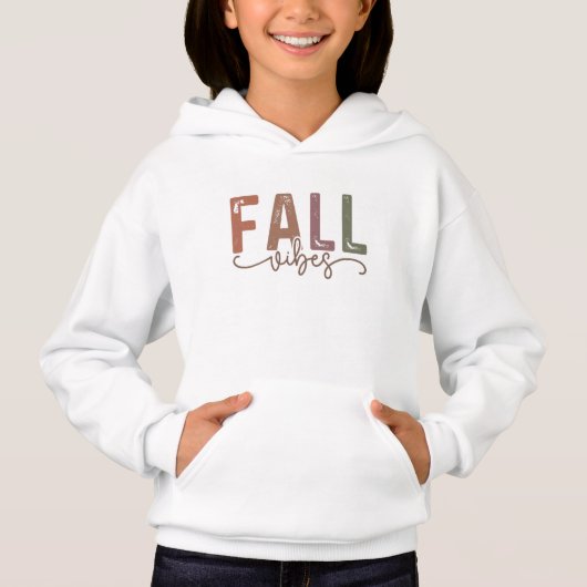 Rainbow Fall Vibes Hoodie (Vorderseite)
