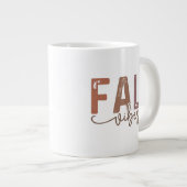 Rainbow Fall Vibes Jumbo-Tasse (Vorderseite Rechts)