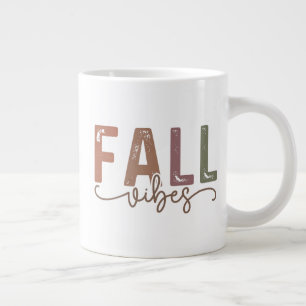 Rainbow Fall Vibes Jumbo-Tasse