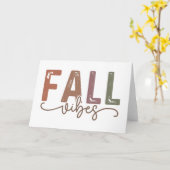 Rainbow Fall Vibes Karte (Gelbe Blume)