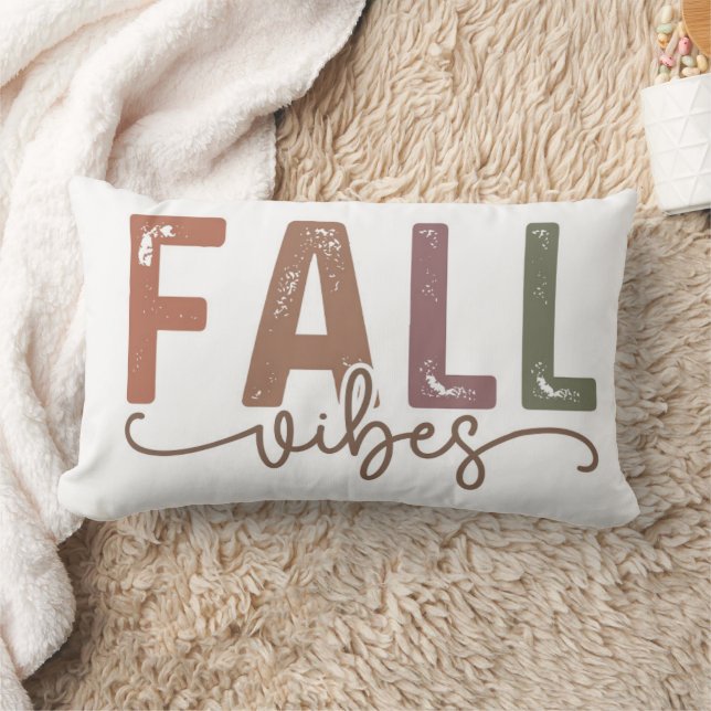 Rainbow Fall Vibes Lendenkissen (Decke)