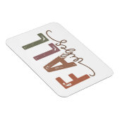 Rainbow Fall Vibes Magnet (Rechte Seite)