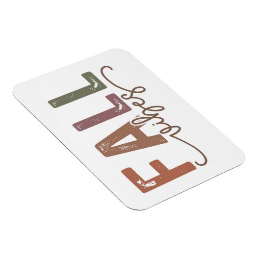 Rainbow Fall Vibes Magnet (Rechte Seite)