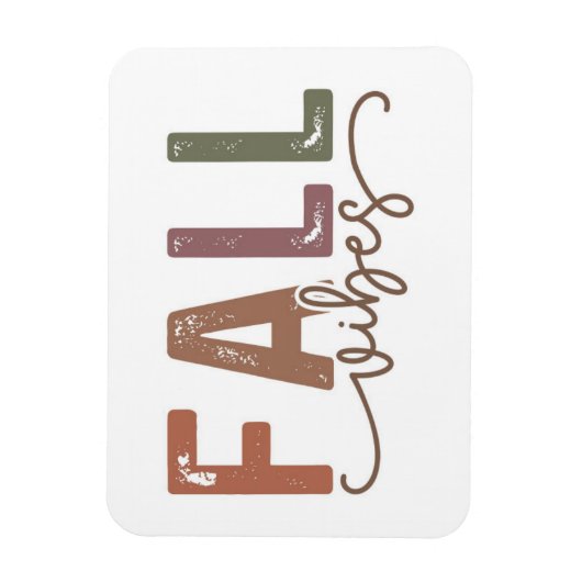 Rainbow Fall Vibes Magnet (Vertikal)
