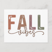 Rainbow Fall Vibes Postkarte (Vorderseite)