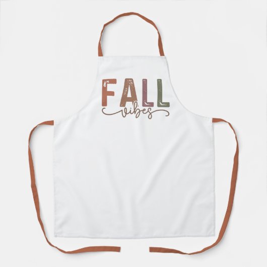 Rainbow Fall Vibes Schürze (Vorderseite)