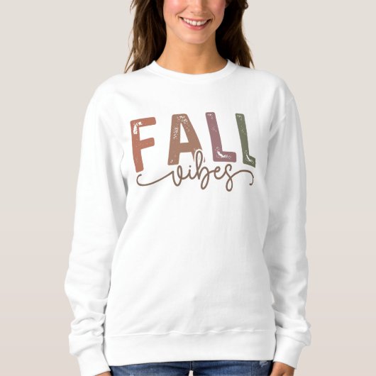 Rainbow Fall Vibes Sweatshirt (Vorderseite)