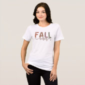 Rainbow Fall Vibes Tri-Blend Shirt (Vorderseite voll)