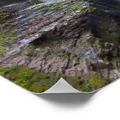 Rainbow Falls & cascade, Watkins Glen, New York Poster (Ecke)