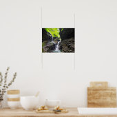 Rainbow Falls & cascade, Watkins Glen, New York Poster (Küche)