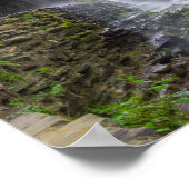 Rainbow Falls & cascade, Watkins Glen, New York Poster (Ecke)