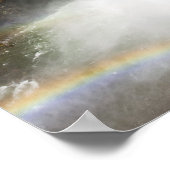 Rainbow Falls in Mammoth Poster (Ecke)
