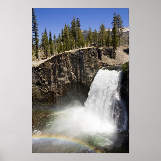 Rainbow Falls in Mammoth Poster (Vorne)