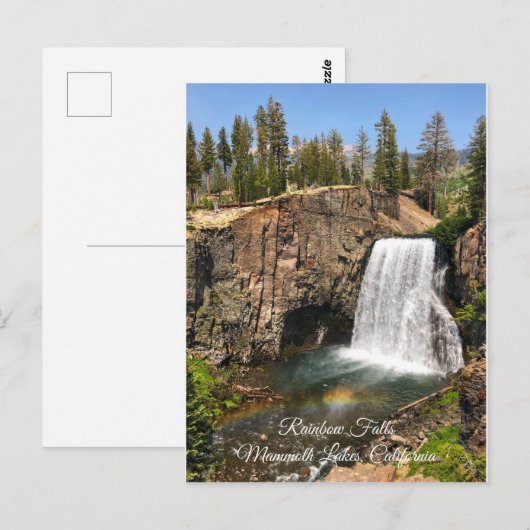 Rainbow Falls Postcard Postkarte (Vorne/Hinten)