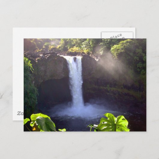 Rainbow Falls Postcard Postkarte (Vorne/Hinten)