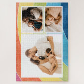 Rainbow Family Foto Collage Puzzle (Vertikal)