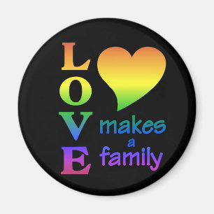 Rainbow-Family-Magnet Magnet