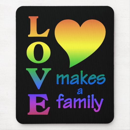 Rainbow Family Mousepad (Vorne)