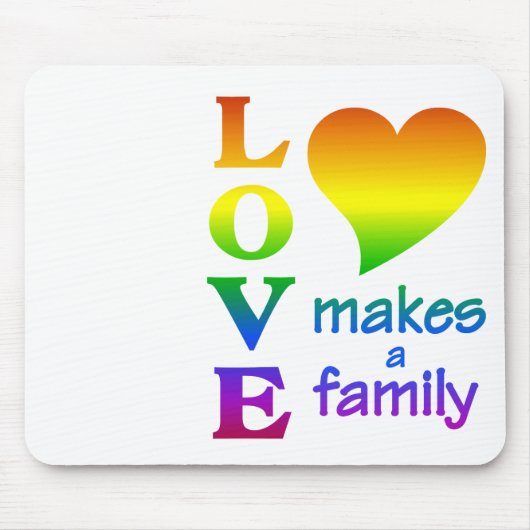 Rainbow Family mousepad, anpassen Mousepad (Vorne)