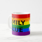 Rainbow Family Value-Tasse Kaffeetasse (Vorderseite Links)
