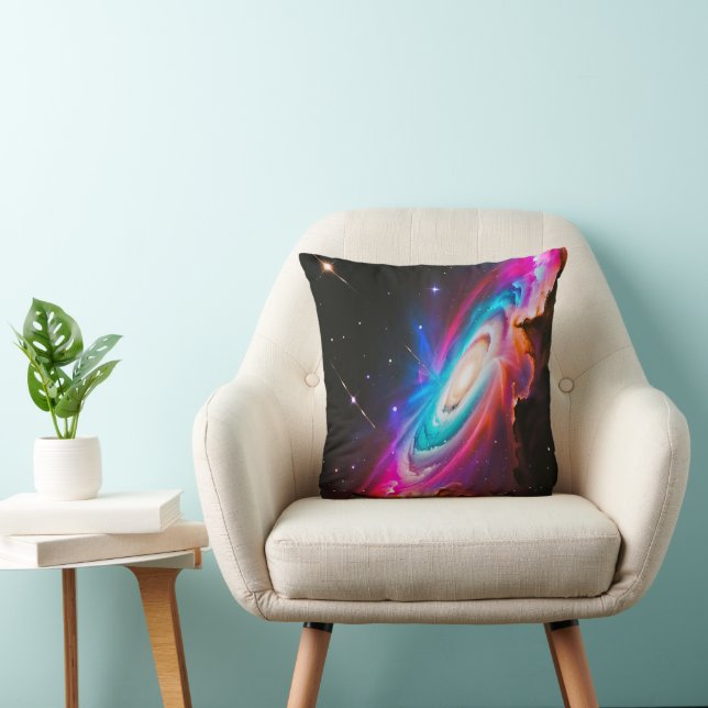 Rainbow Fantasy Black Hole Galaxy Kissen (Stuhl )