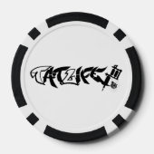 Rainbow Fantasy Forest Poker Chips (Rückseite)