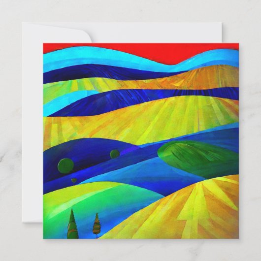 Rainbow Fantasy Hills Landschaft (Vorderseite)
