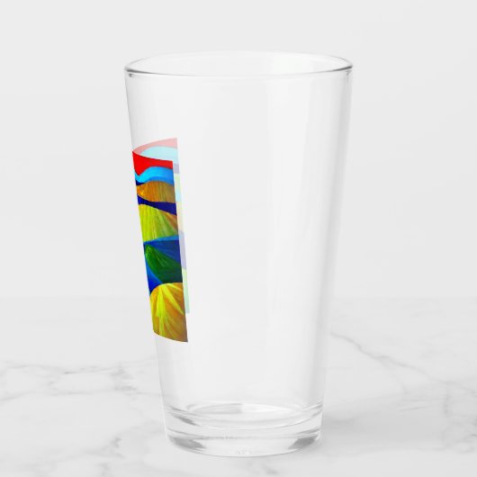 Rainbow Fantasy Hills Landschaft Glas (Links)
