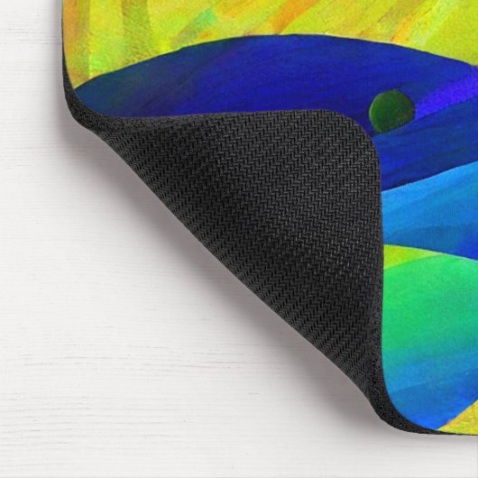 Rainbow Fantasy Hills Landschaft Mousepad (Ecke)