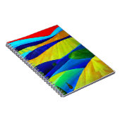 Rainbow Fantasy Hills Landschaft Notizblock (Rechte Seite)