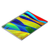 Rainbow Fantasy Hills Landschaft Notizblock (Linke Seite)