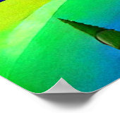 Rainbow Fantasy Hills Landschaft Poster (Ecke)