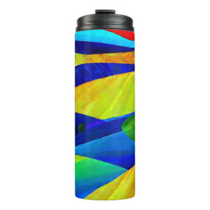 Rainbow Fantasy Hills Landschaft Thermosbecher