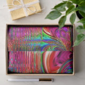 Rainbow Fantasy Mosaik Landschaft Gestalttes Glas Seidenpapier (Geschenk)