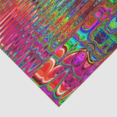Rainbow Fantasy Mosaik Landschaft Gestalttes Glas Seidenpapier (Detail)